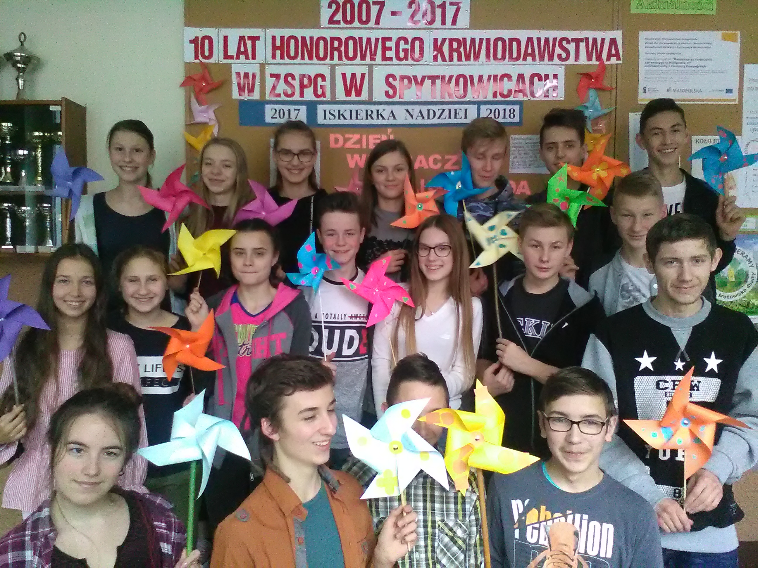 IIb gimnazjum w Szkole Podstawowej nr1 w Spytkowicach